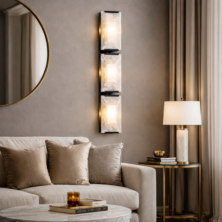 Monolith Alabaster Lamp
