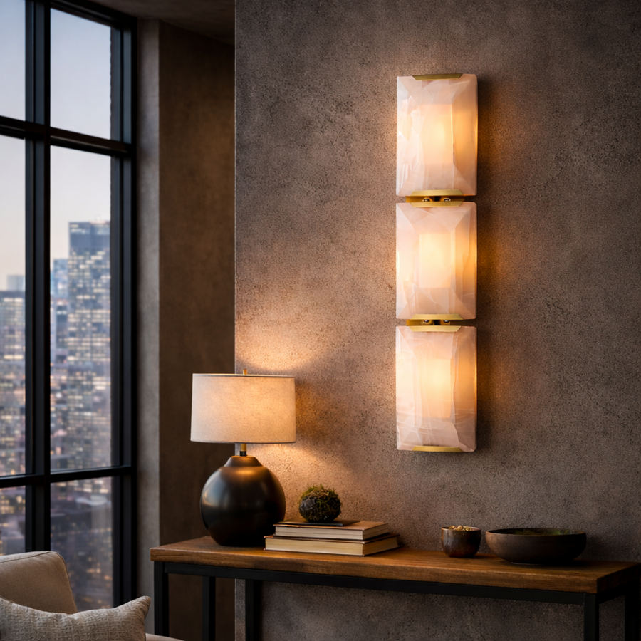 Monolith Alabaster Lamp