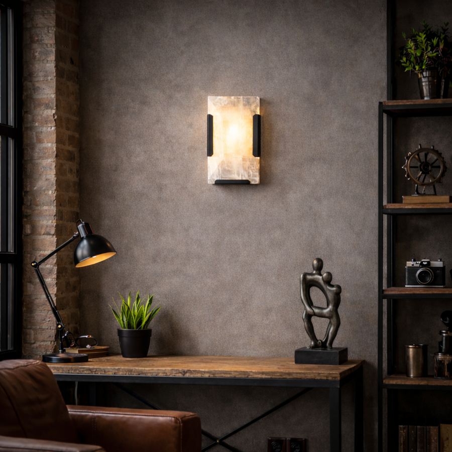 Monolith Alabaster Lamp