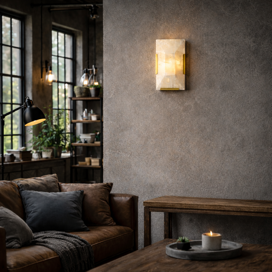 Monolith Alabaster Lamp