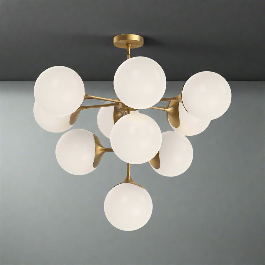 Nouveau 35-in Chandelier