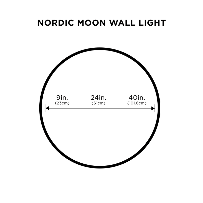 Nordic Moon Wall Light