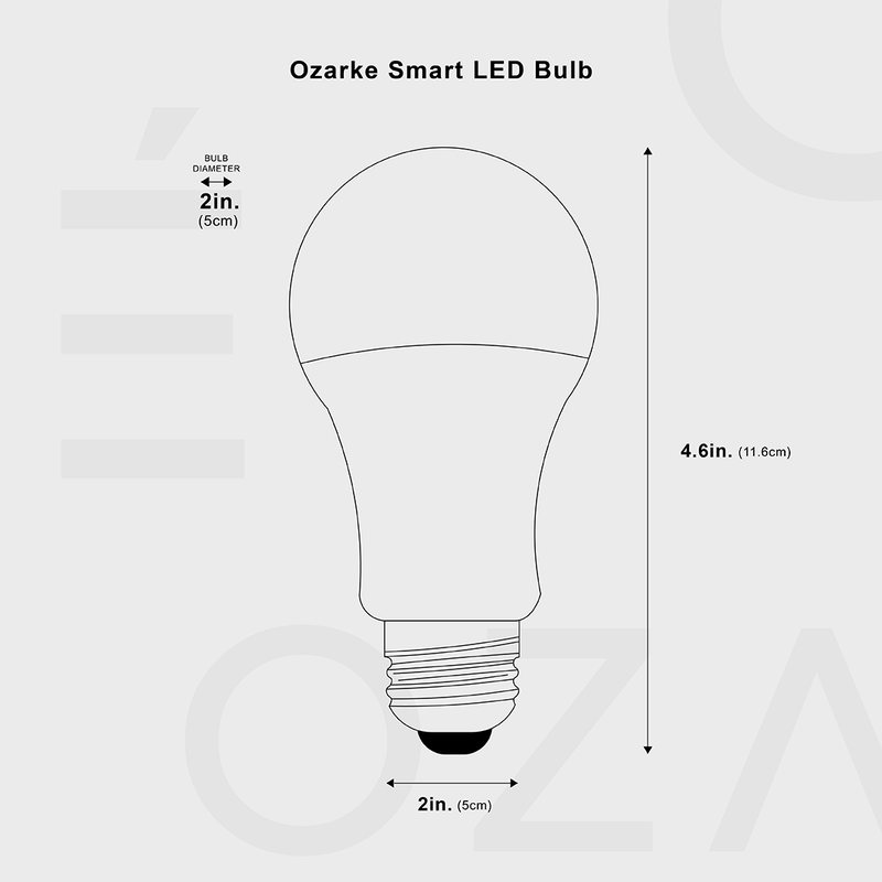 Ampoule LED intelligente Ozarke 