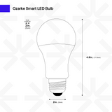 Ampoule LED intelligente Ozarke 