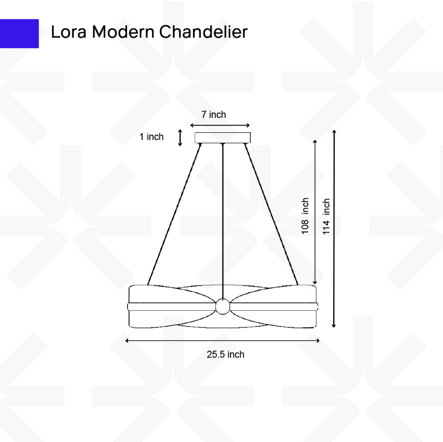 Lora Modern Chandelier