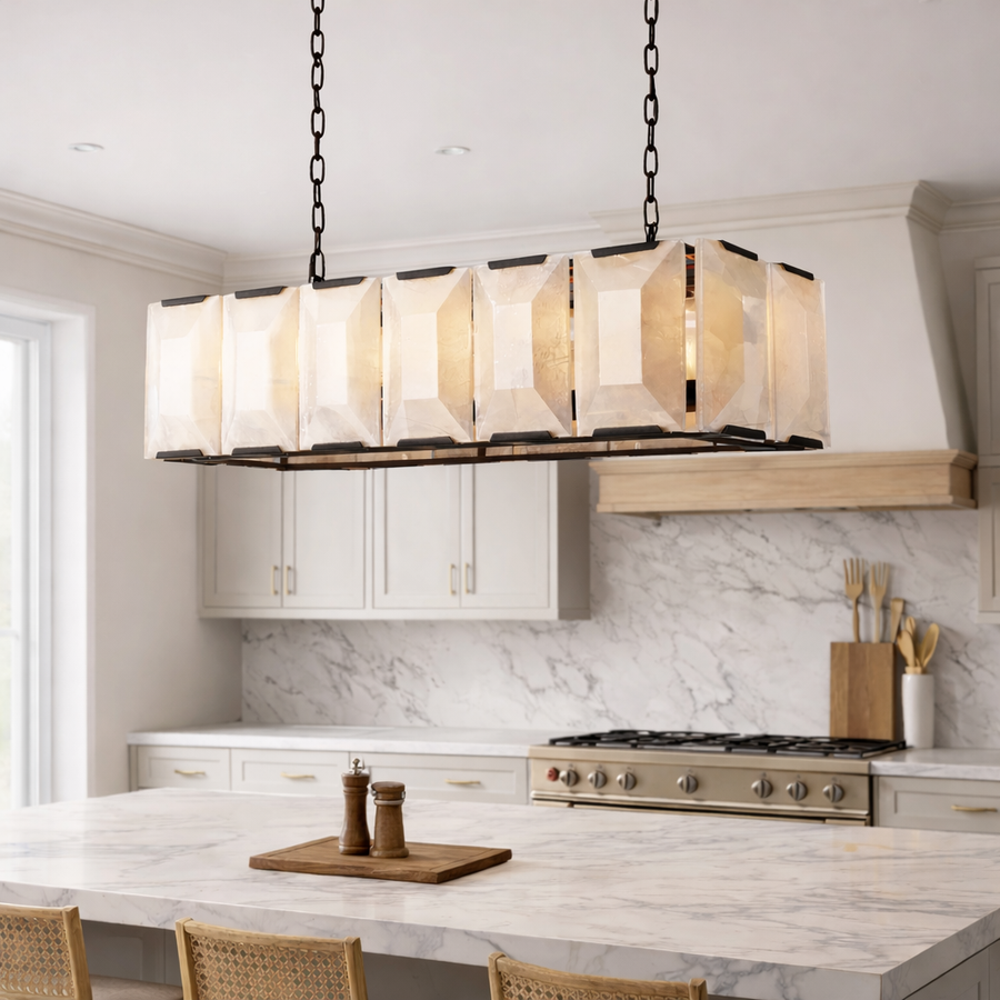Regency Alabaster Chandelier