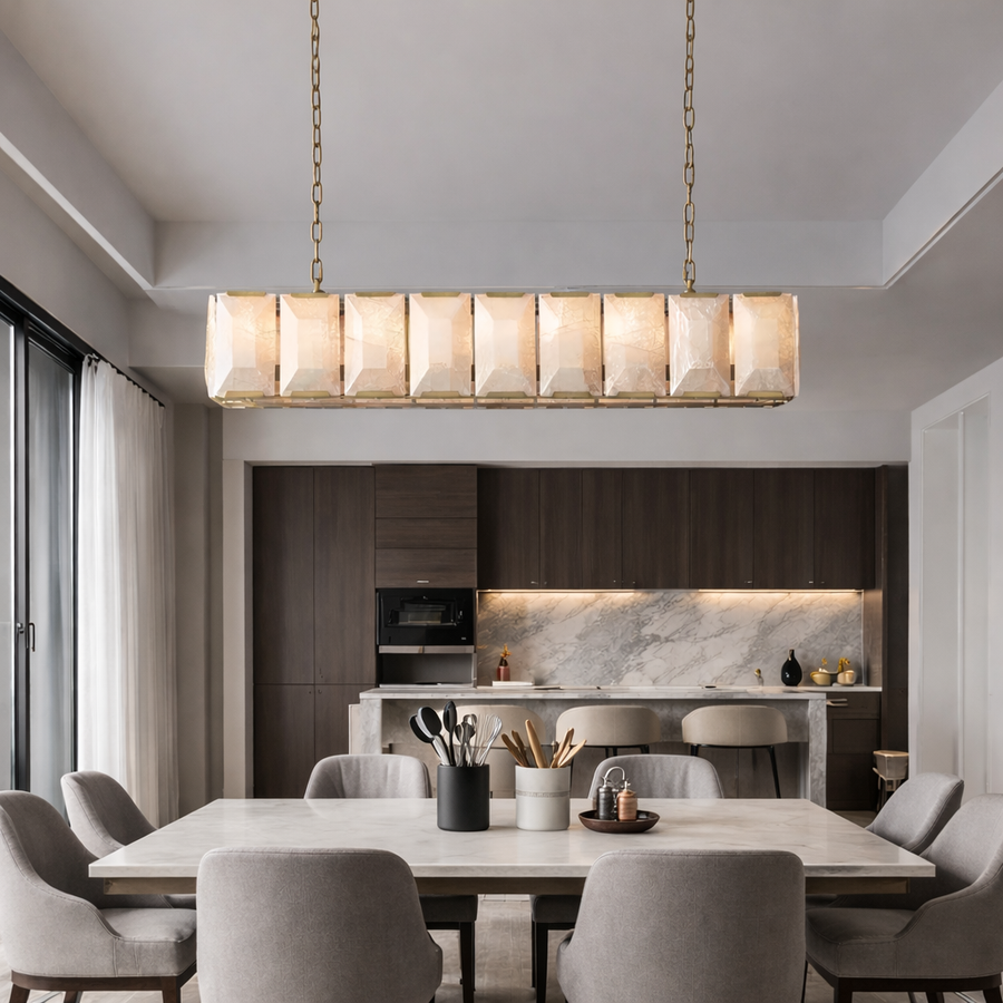 Regency Alabaster Chandelier