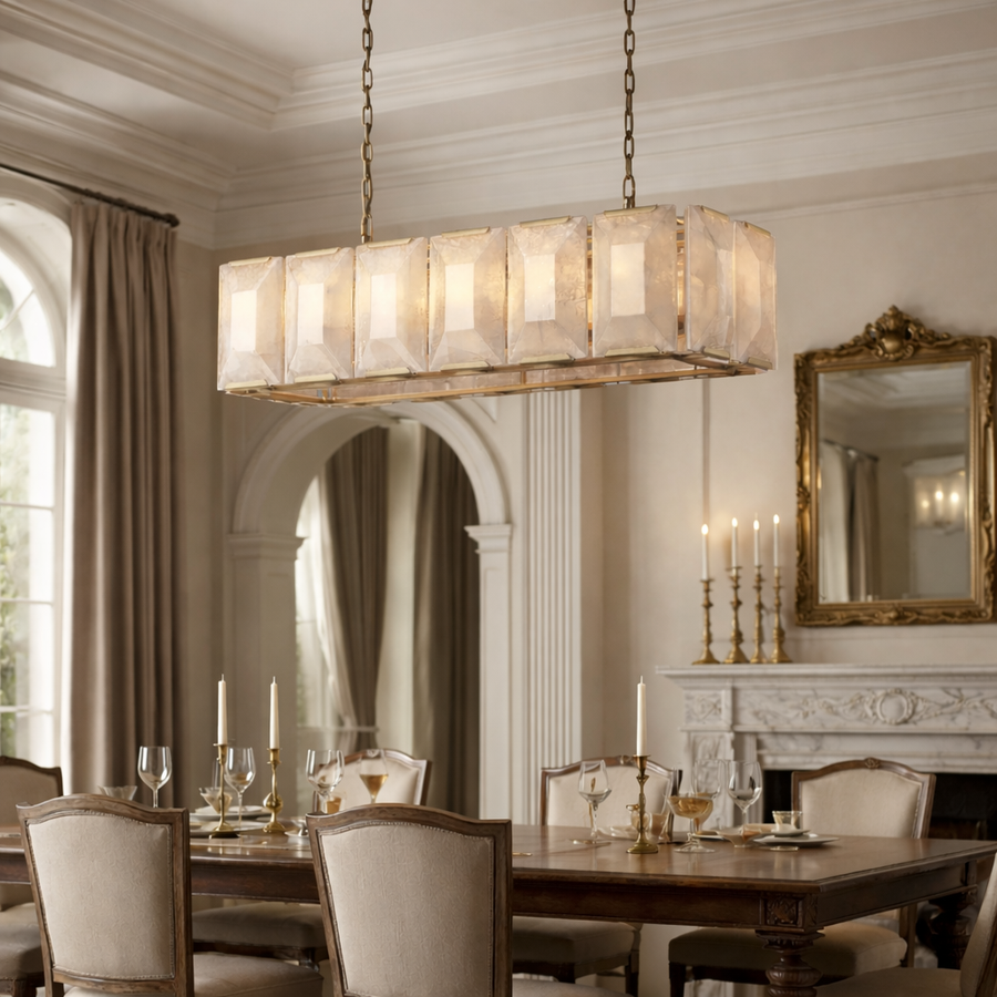 Regency Alabaster Chandelier