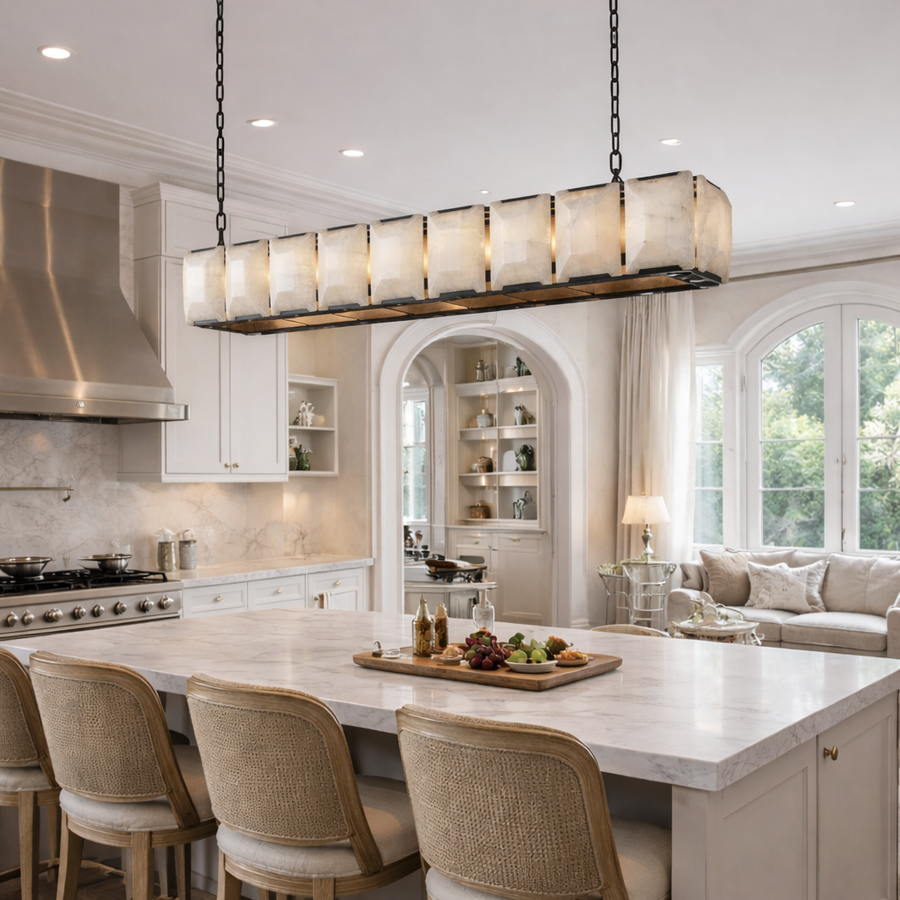 Regency Alabaster Chandelier