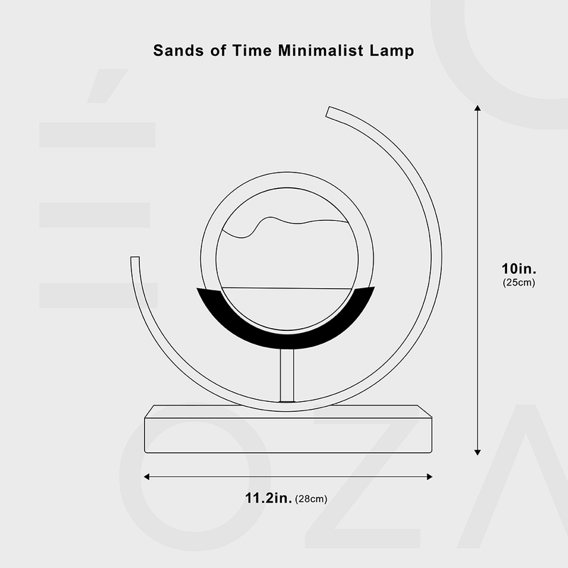 Sands of Time Minimalist Lamp- Minimalist Lighting