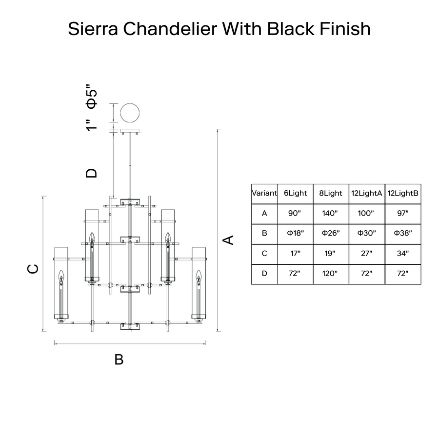 Sierra Chandelier