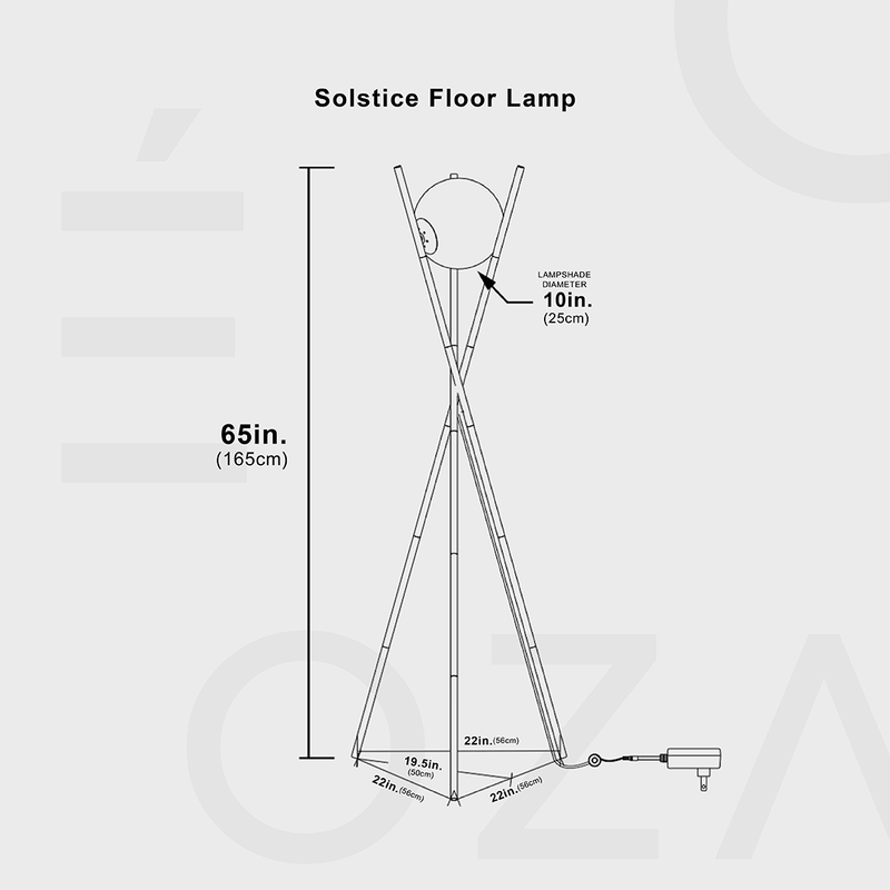 Lampadaire Solstice 