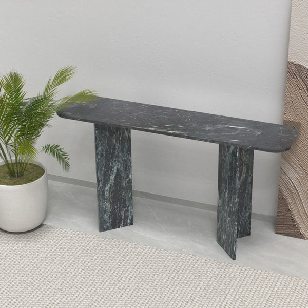 Dark Indian Green Console Table