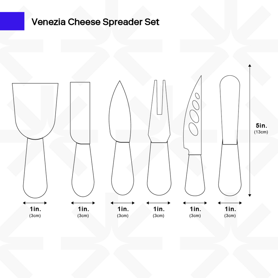 Ensemble à tartiner à fromage Venezia 