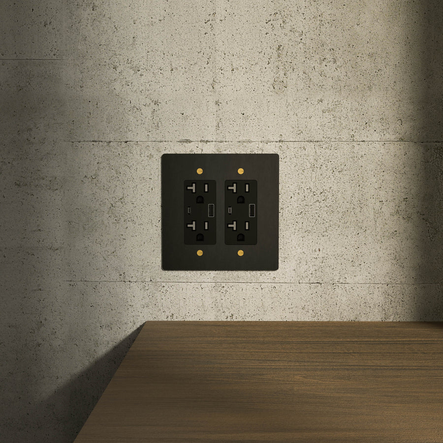 Brass Power Outlet