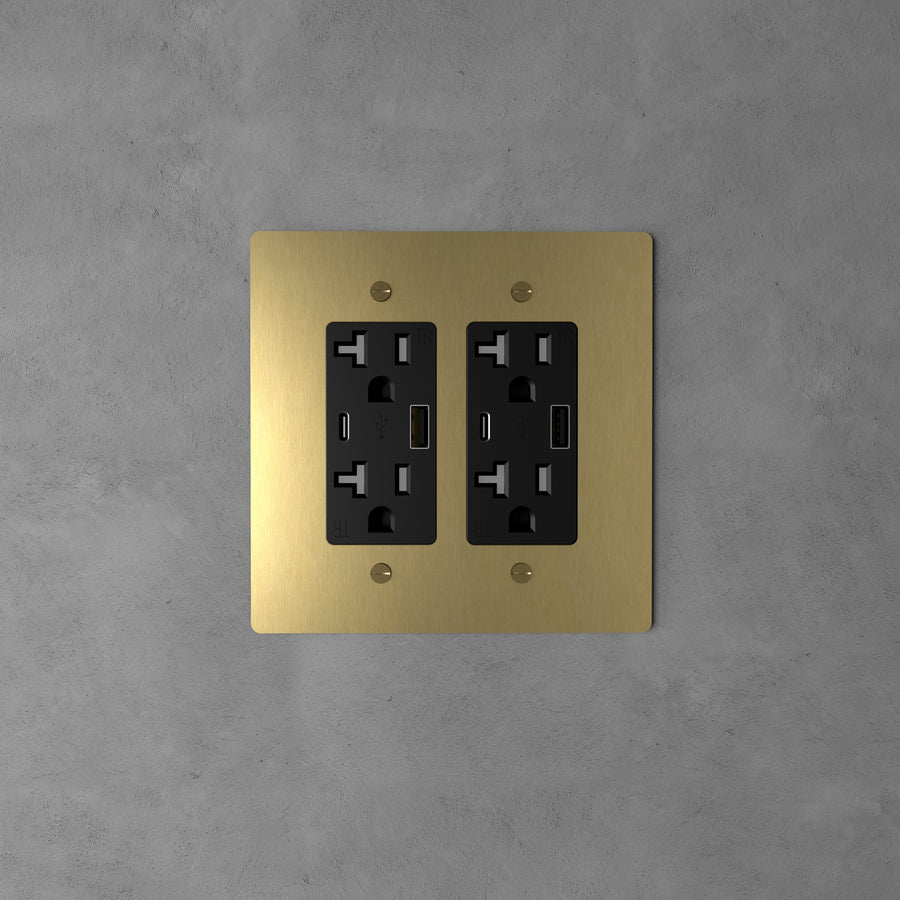 Brass Power Outlet