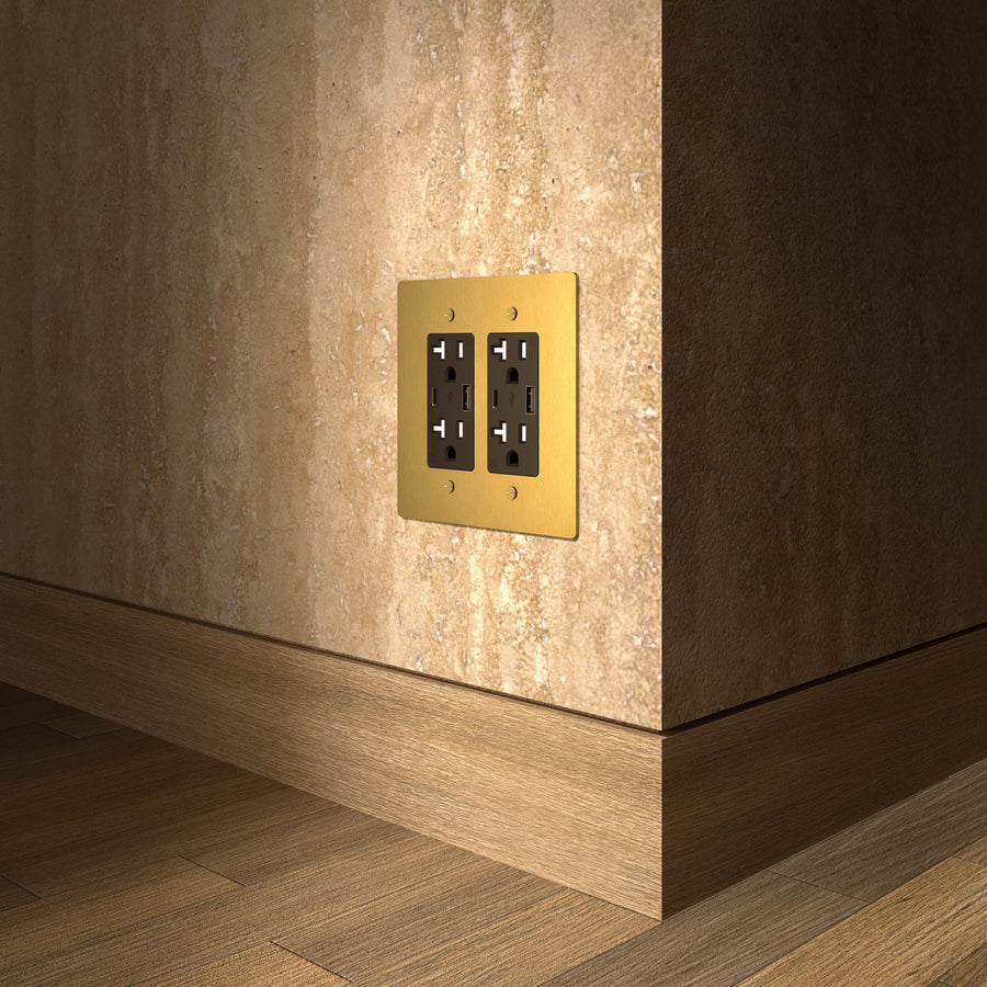 Brass Power Outlet