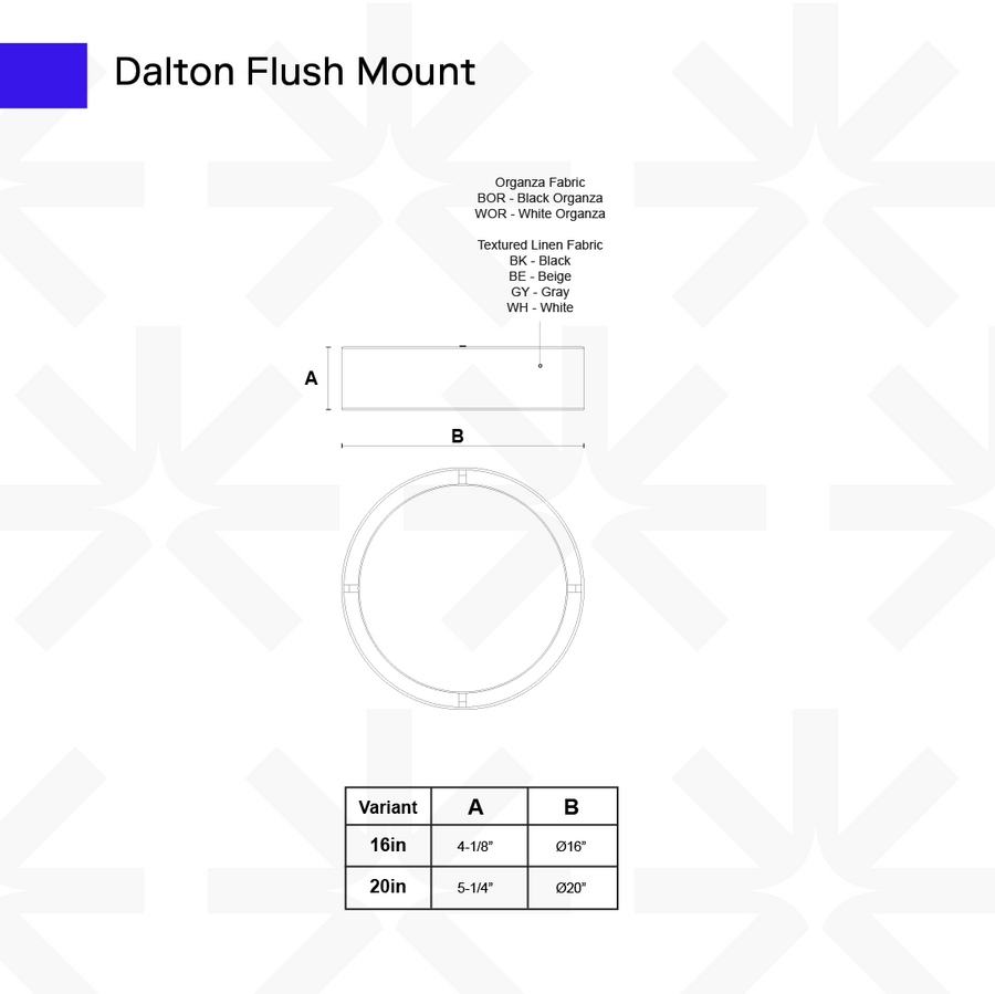 Dalton Flush Mount
