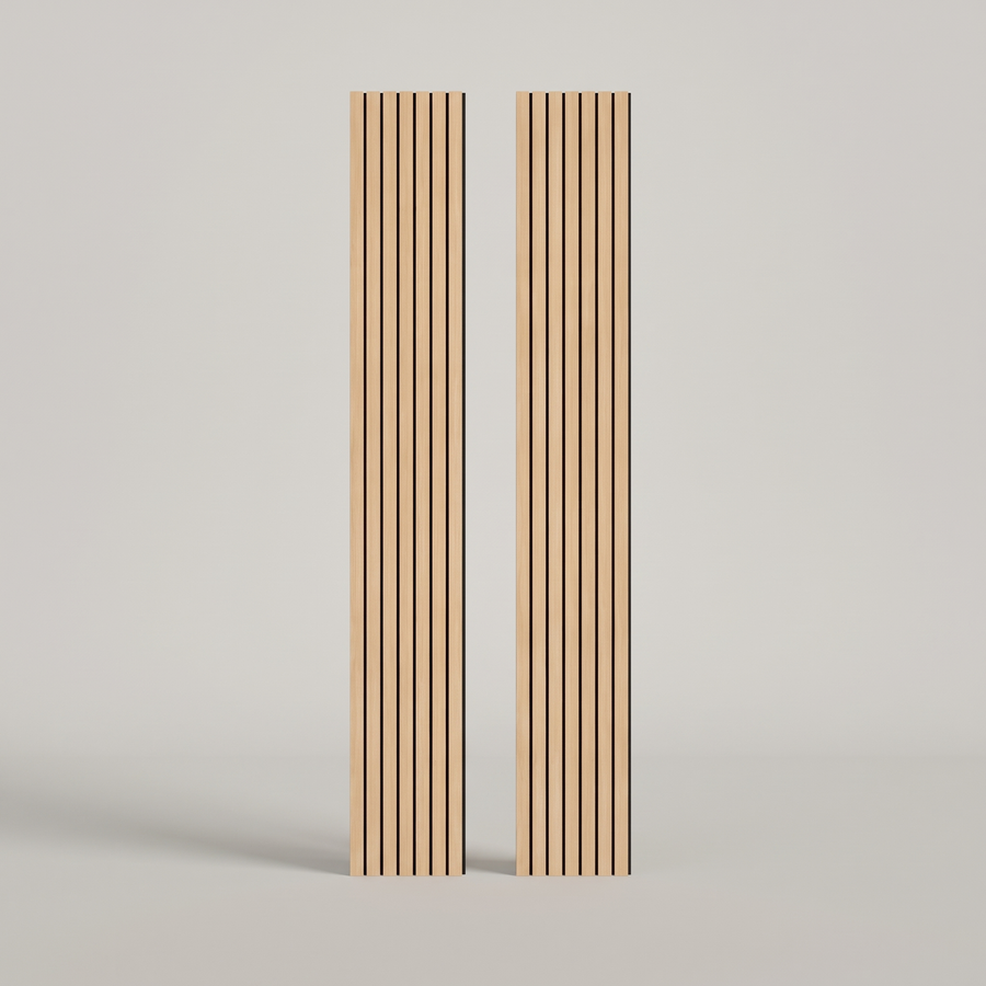 Panneau acoustique à larges lamelles 
