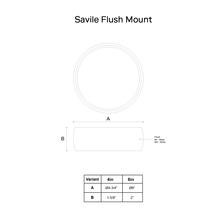 Savile Flush Mount