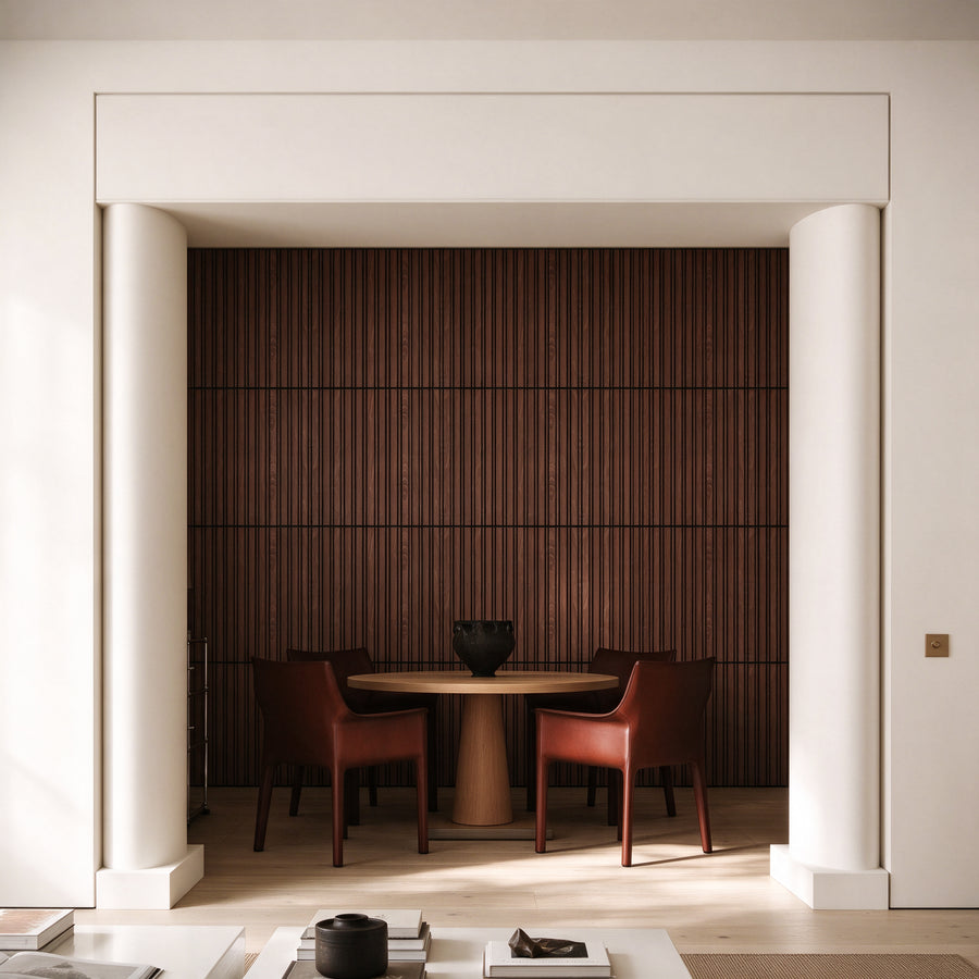 Carreaux acoustiques minces et larges