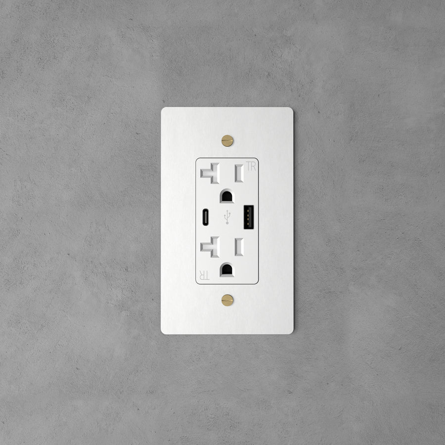 Brass Power Outlet