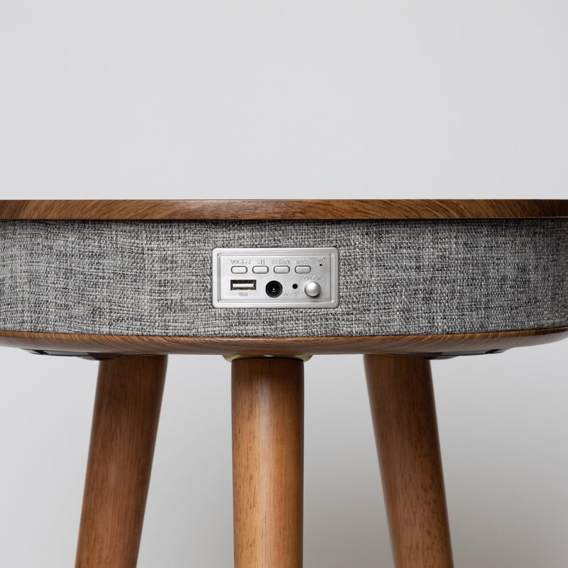 Table intelligente Rusée avec haut-parleur et chargeur sans fil 