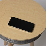 Table intelligente Rusée avec haut-parleur et chargeur sans fil 