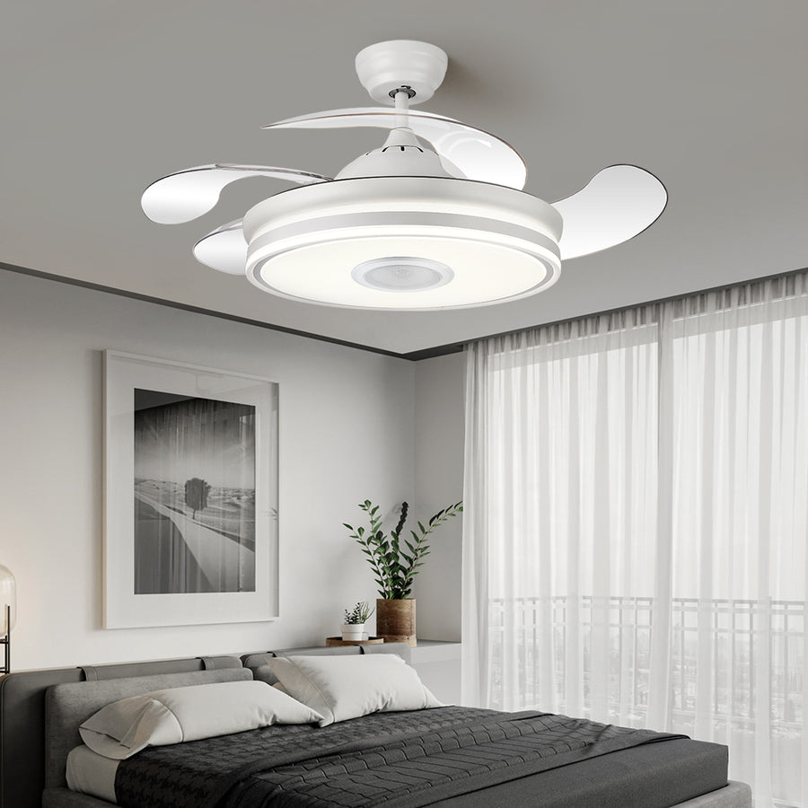 Lustre à ventilateur intelligent Luna by Ozarke 