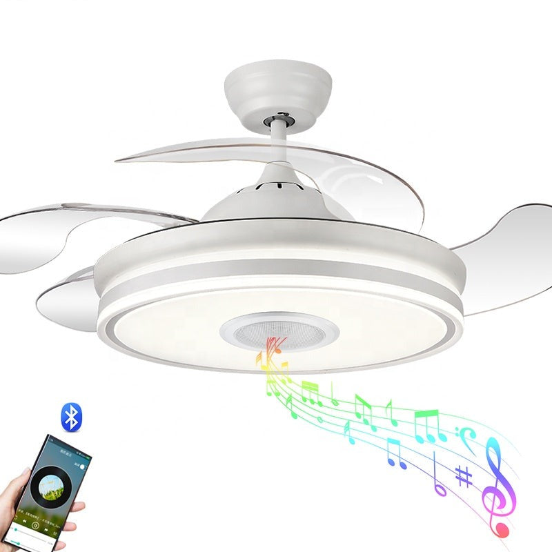 Lustre à ventilateur intelligent Luna by Ozarke 